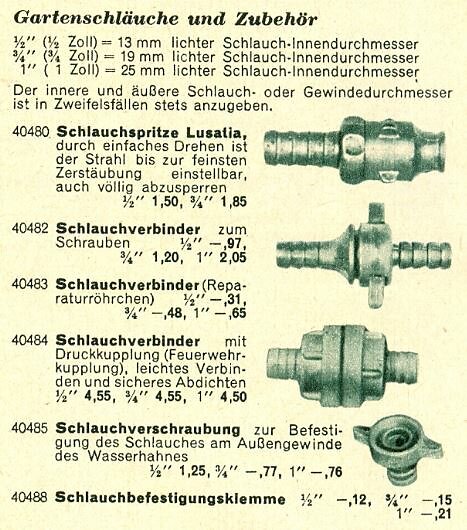 Der Erfurter DSG Katalog von 1960 