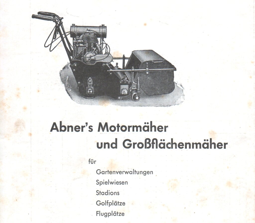 ABNER Motormäher 1938